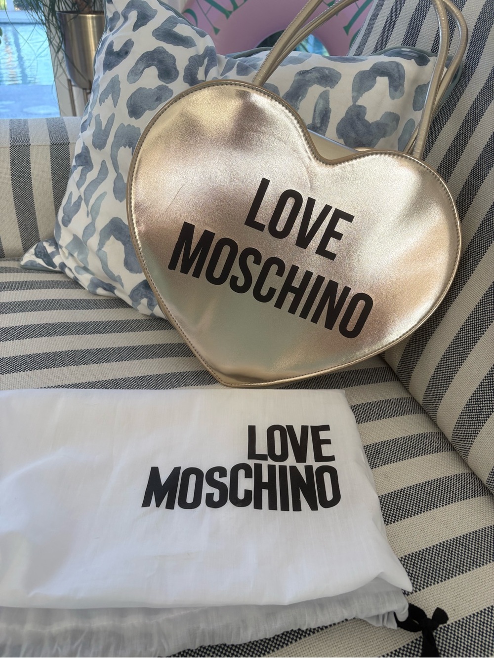Love Moschino Heart shaped bag